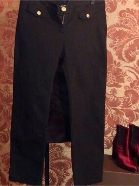 Balmain Black Premium Denim with Gold Buttons